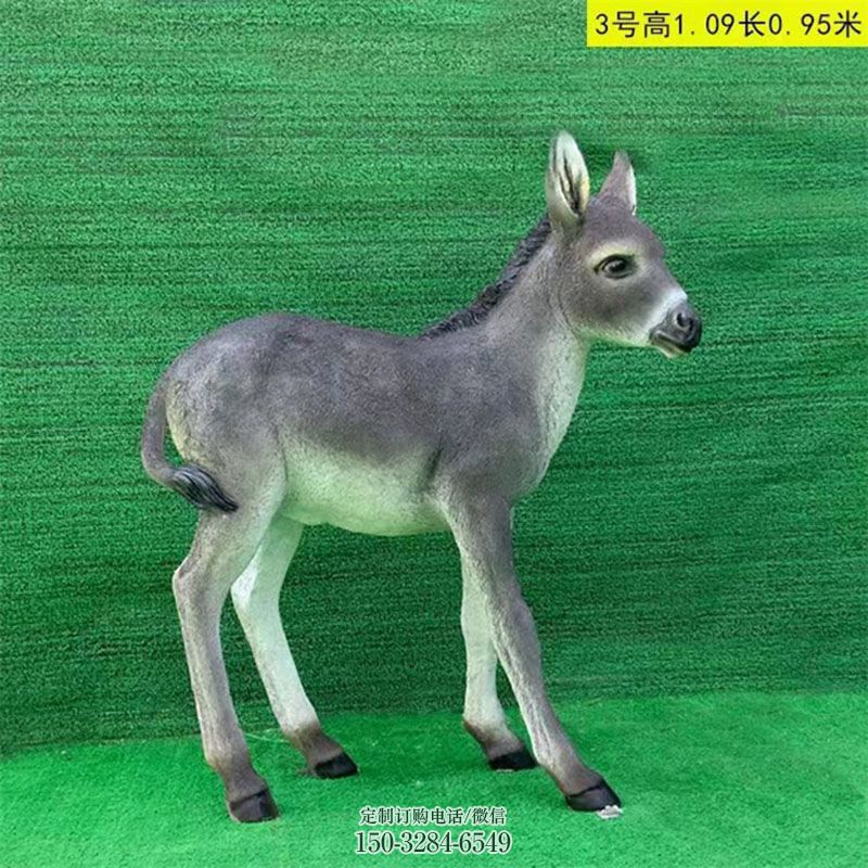 各类毛驴雕塑 动物雕塑工艺服务商 商业毛驴雕塑标准