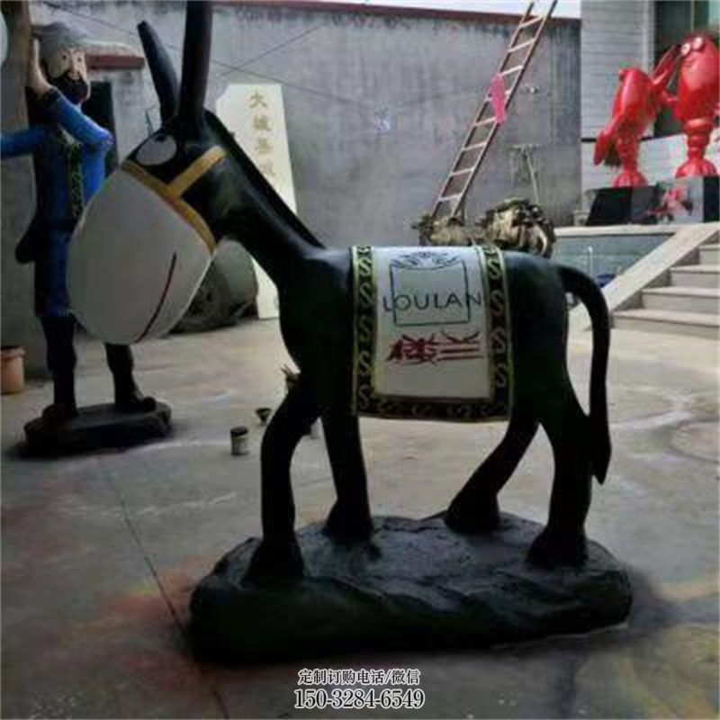 户外毛驴雕塑 城市广场动物雕塑提供 企业标志毛驴雕塑精选