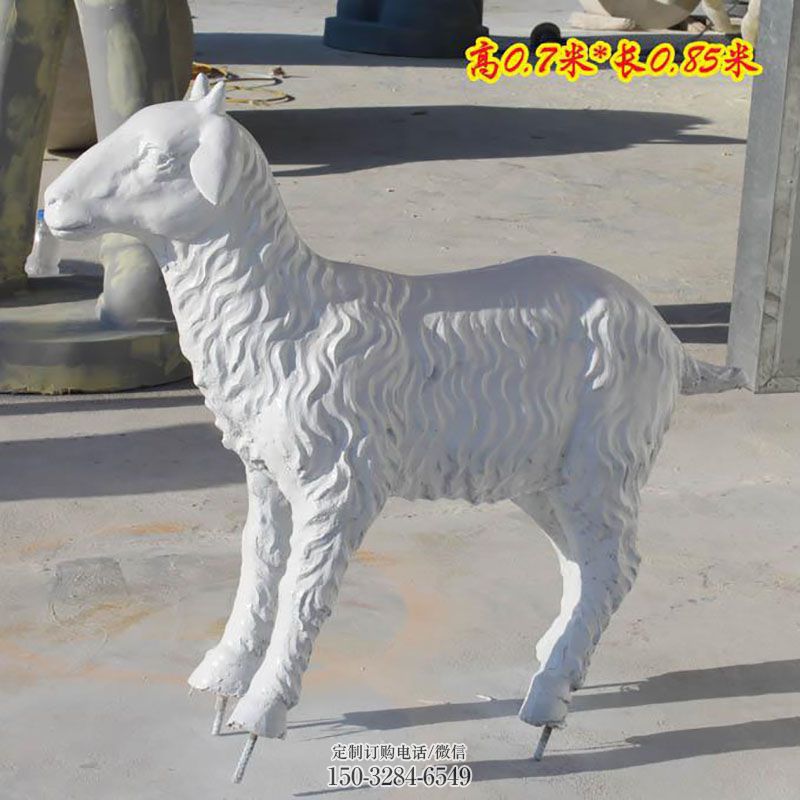 山羊雕塑工艺 景观艺术动物雕塑承接 山羊雕塑主题定做
