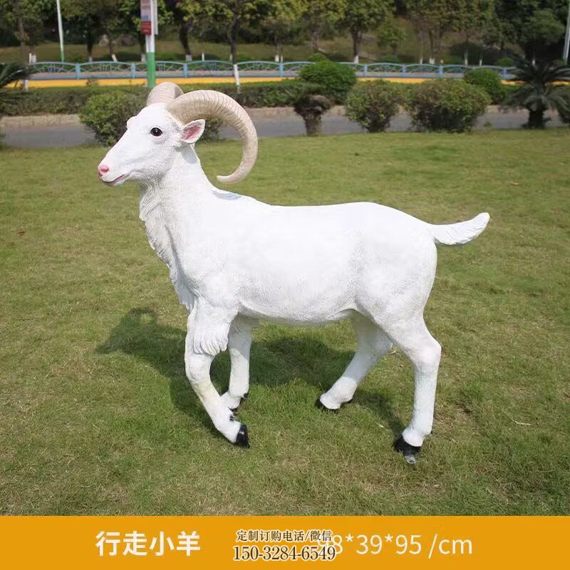 钢铸绵羊雕塑 景区动物雕塑优选 绵羊雕塑装饰精品