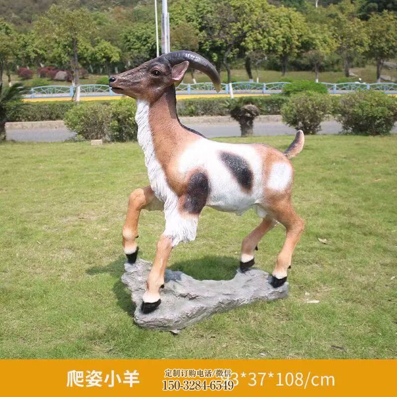 各类绵羊雕塑 动物雕塑主题定做 门口绵羊雕塑订做