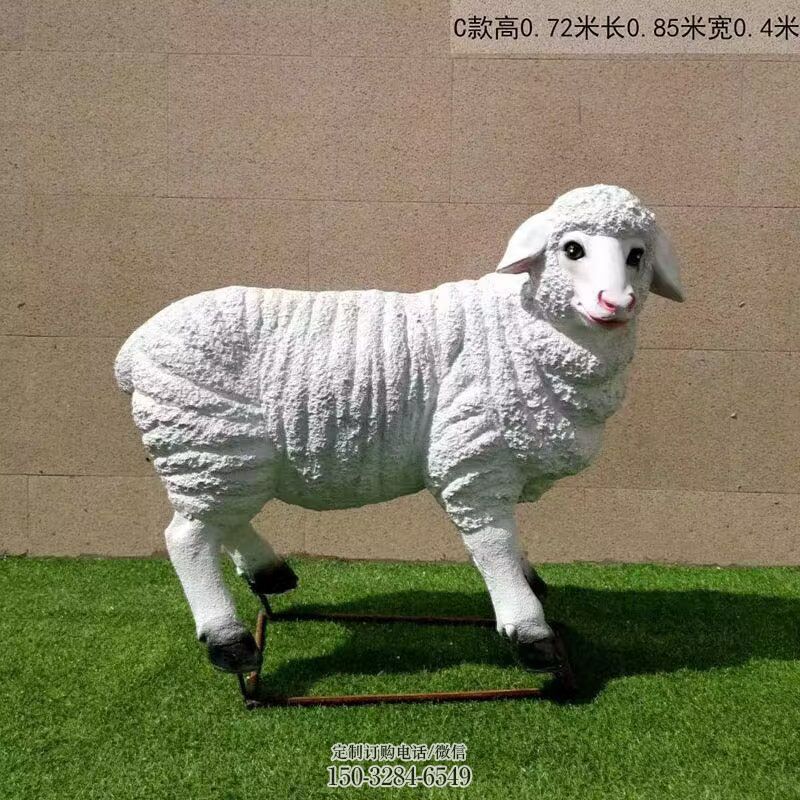 民俗绵羊雕塑 景观小品动物雕塑供需 各类绵羊雕塑标准