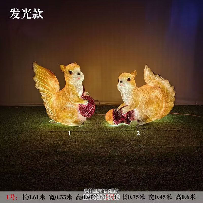 钢铸松鼠雕塑 景区动物雕塑优选 镂空松鼠雕塑装饰精品