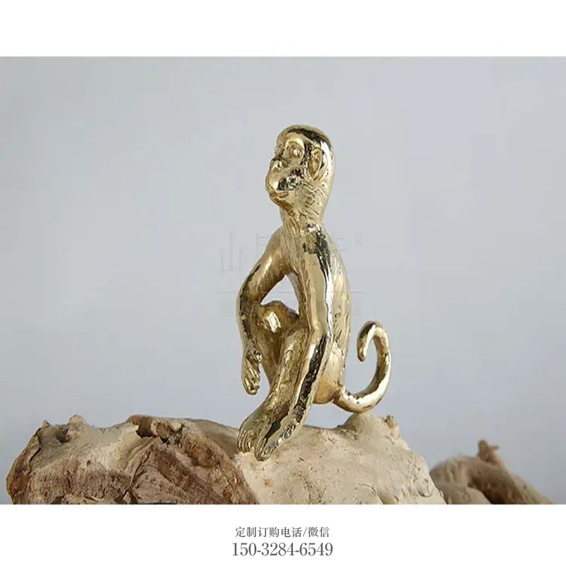 地产猴子雕塑 景观镂空小猴子雕塑定做 玻璃钢猴子雕塑展示提供